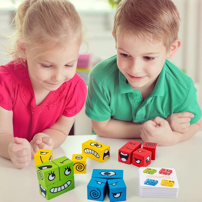 1Pcs Expressions Matching Puzz - Board Game Ideas บทวิจารณ์และราคา