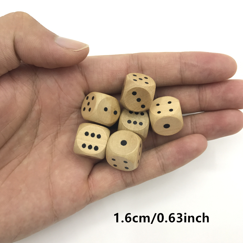 New 100 pcs pack games 12/16/2 - Dice Tower Wooden บทวิจารณ์และราคา