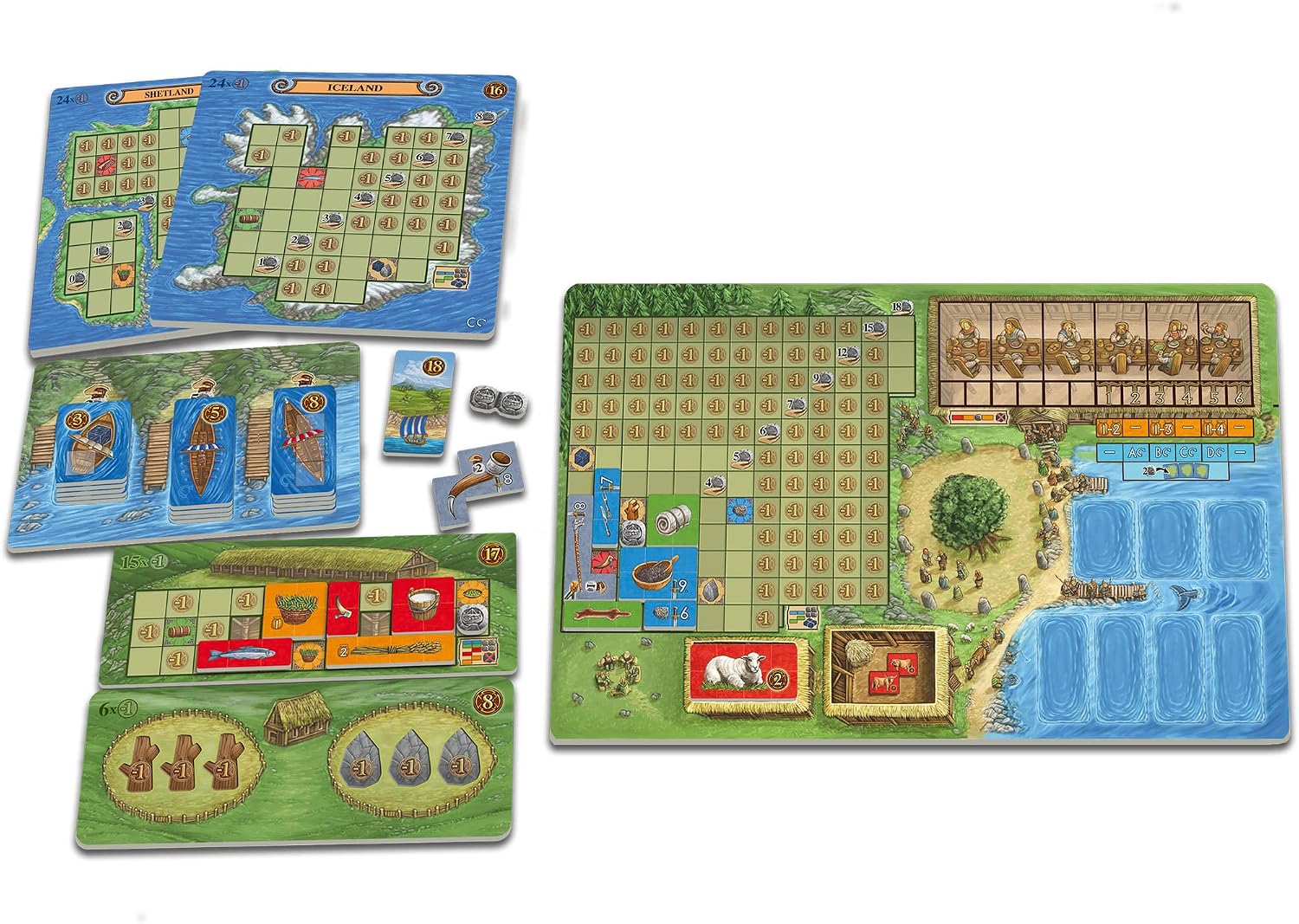 Viking Saga Board Game: Wealth - Board Game Vikings บทวิจารณ์และราคา