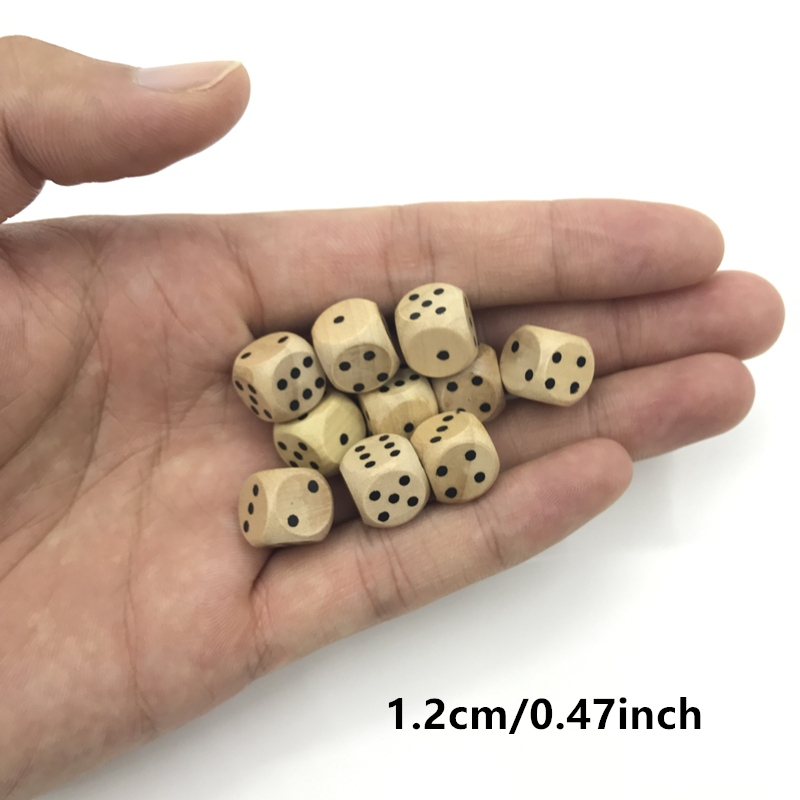 10 pcs pack games 12/16/20/25m - Dice Tower Wooden บทวิจารณ์และราคา