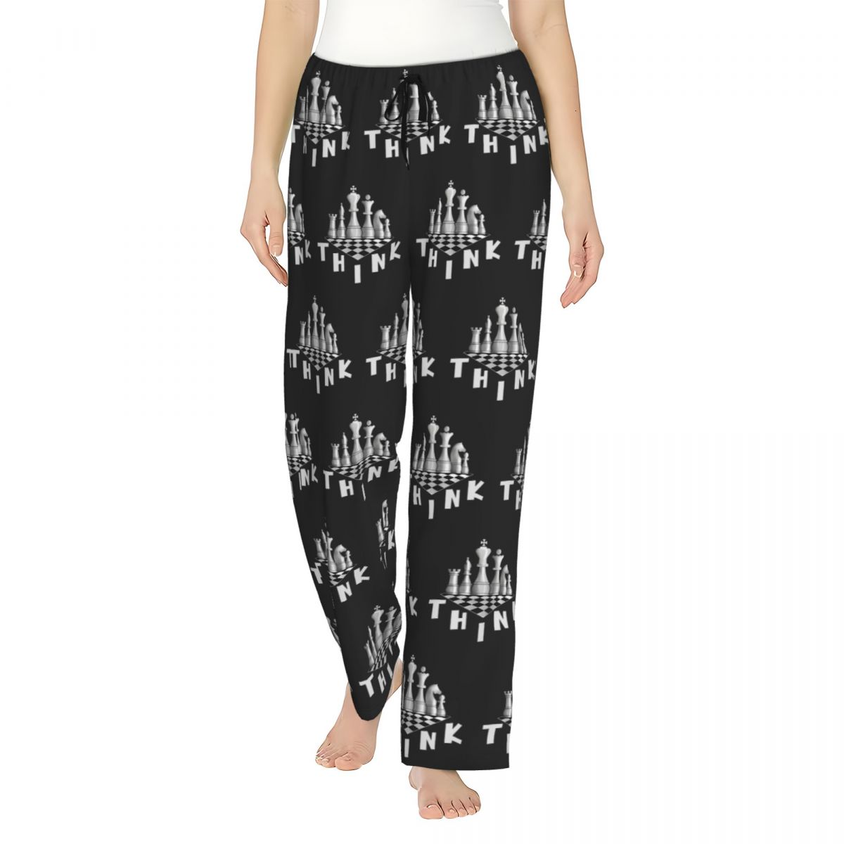 Custom Chess Board Pajama Pant - Board Game Is บทวิจารณ์และราคา