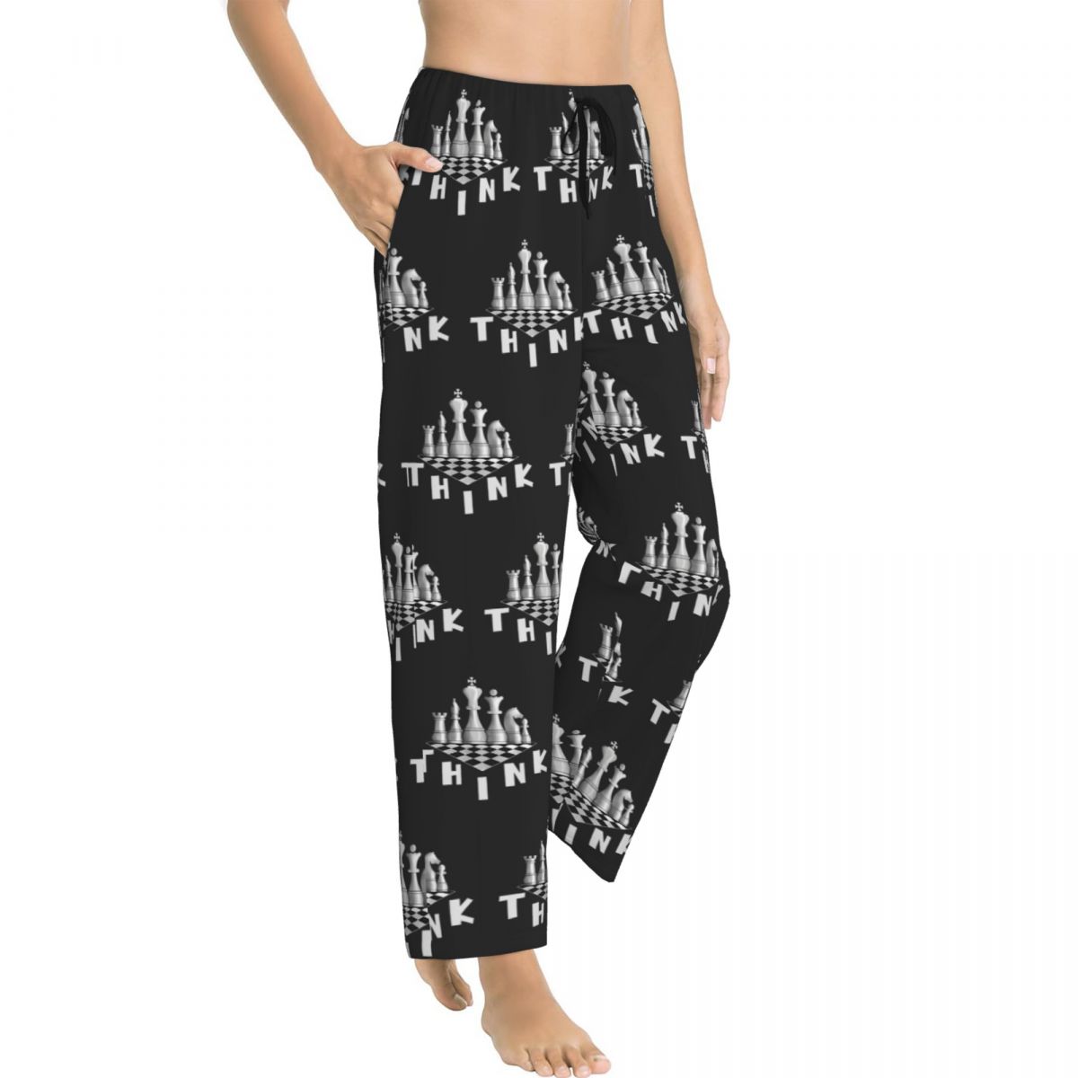 Custom Chess Board Pajama Pant - Board Game Is บทวิจารณ์และราคา