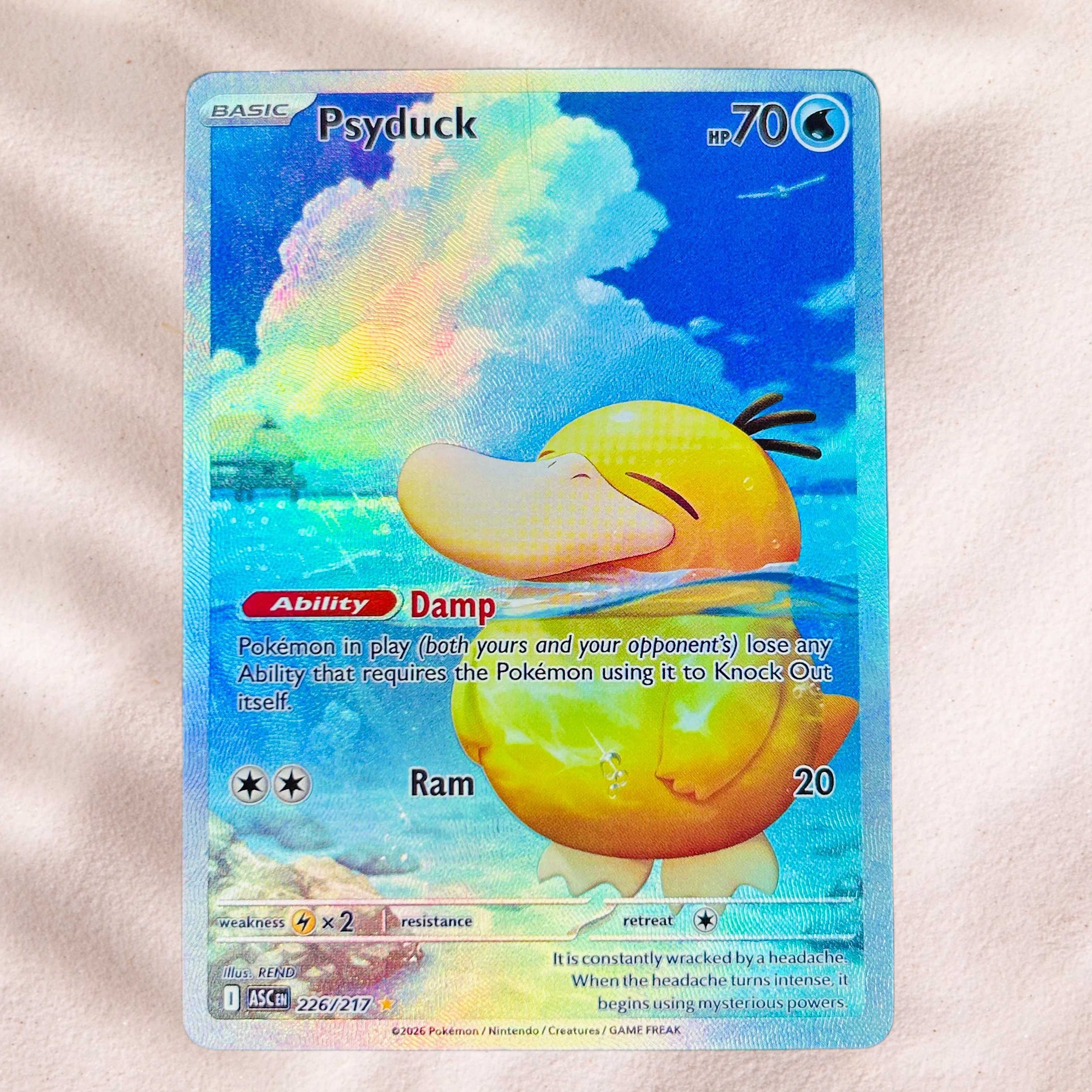DIY Pokemon Psyduck 226/217 Ho - Board Game Anime บทวิจารณ์และราคา