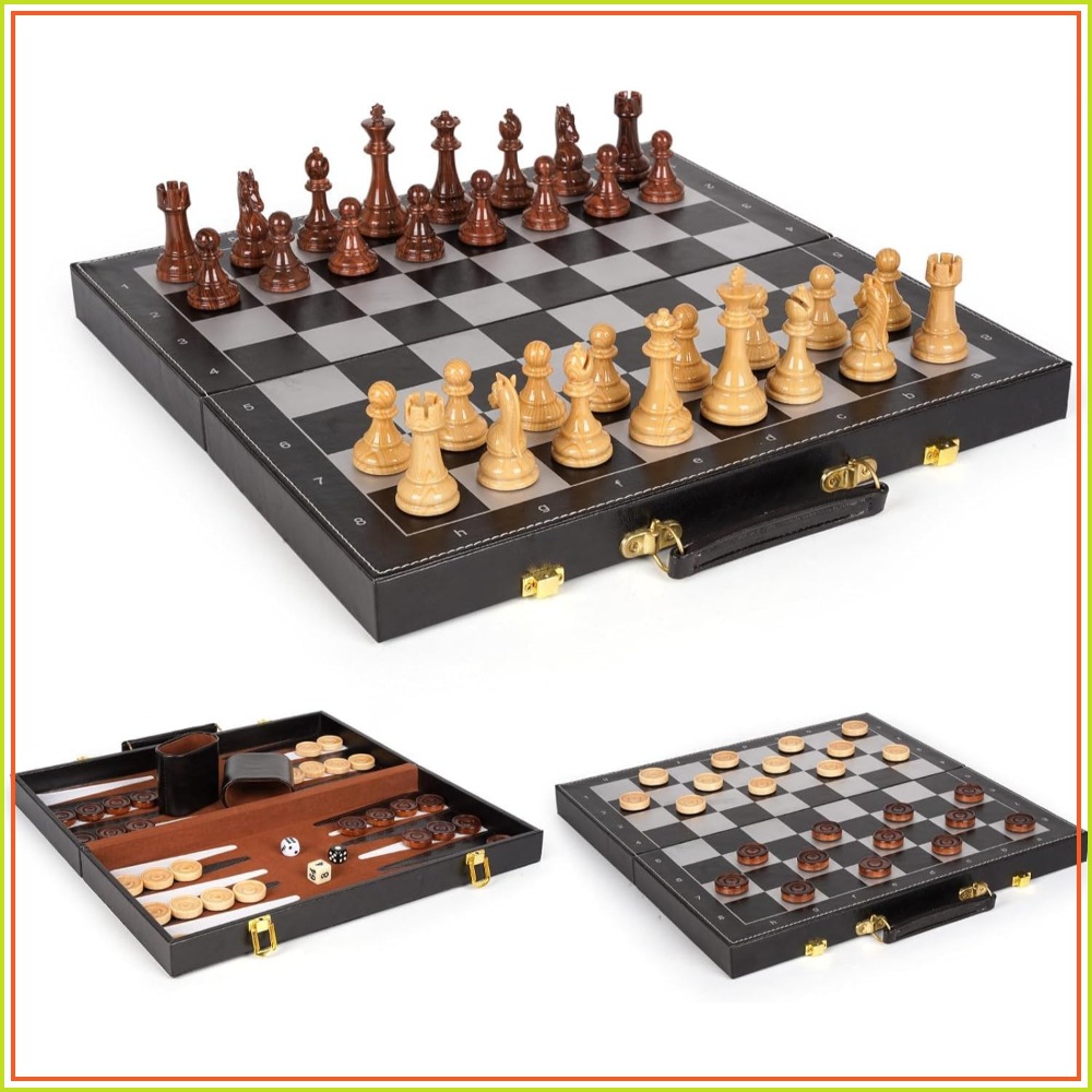 3 in 1 Magnetic Chess Set, Che - Magnetic Travel Chess บทวิจารณ์และราคา