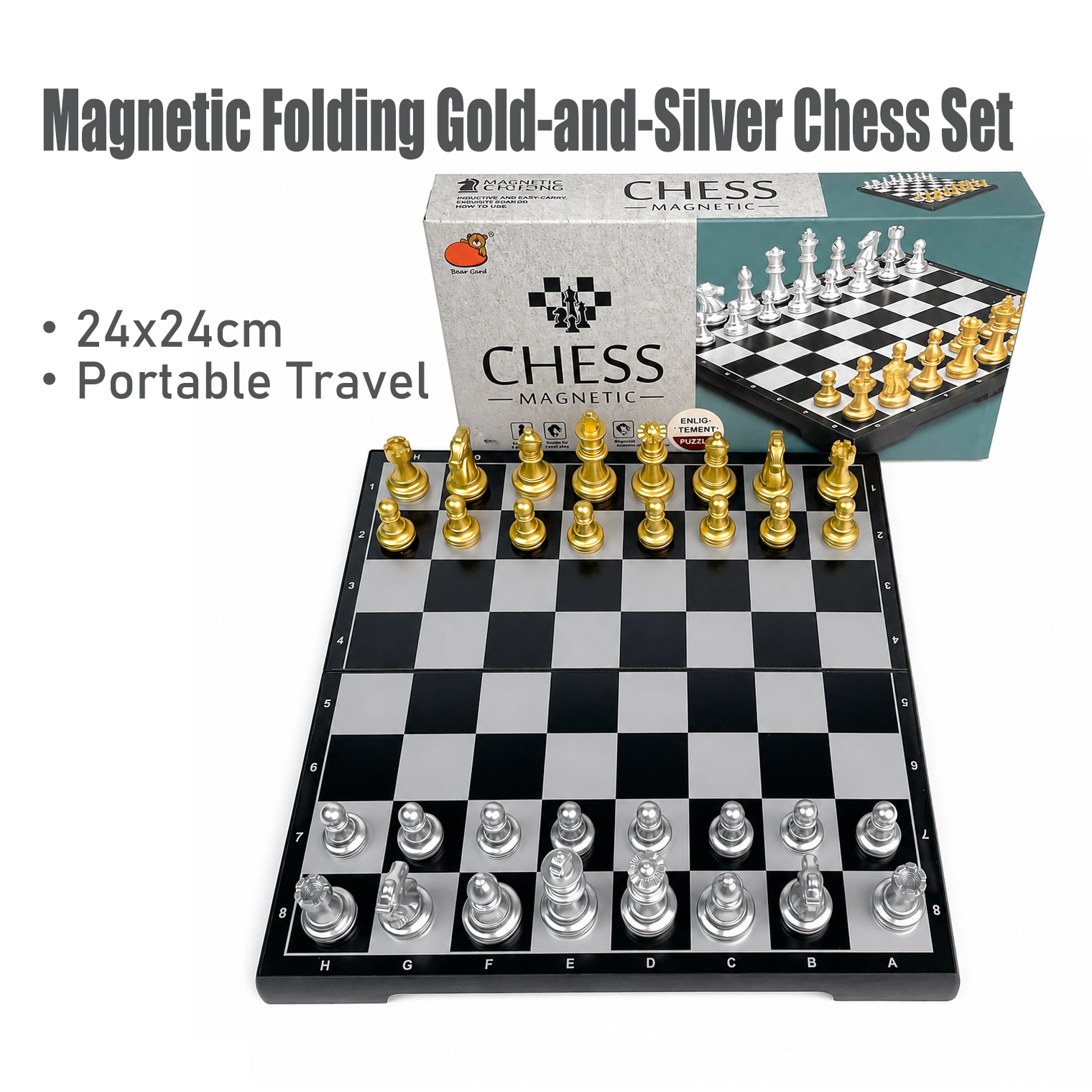 24x24cm Folding Magnetic Chess - Magnetic Travel Chess บทวิจารณ์และราคา