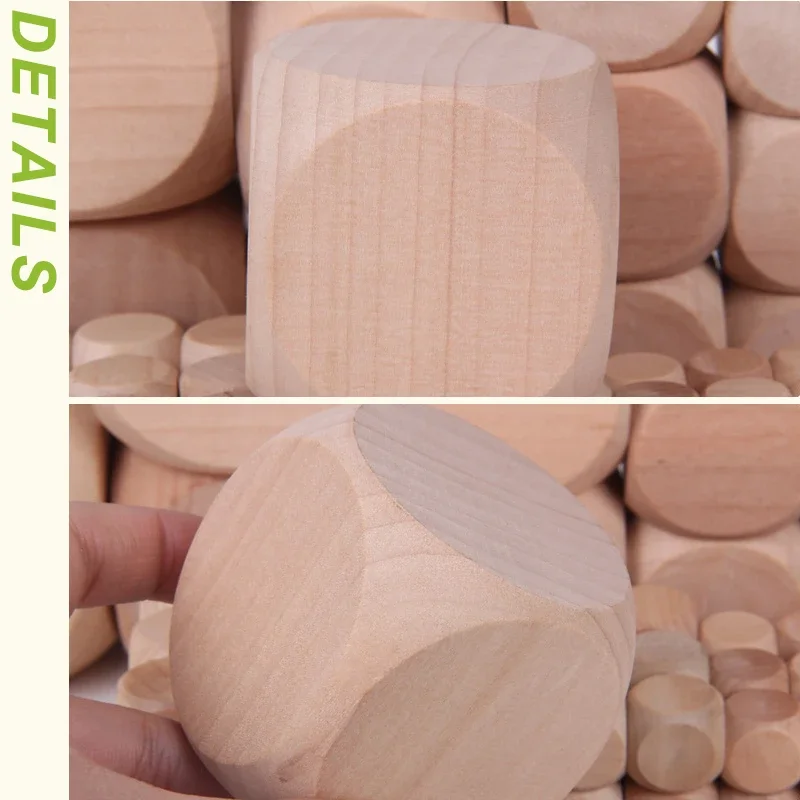 10pcs/Lot D6 6 Sided Blank Woo - Dice Tower Wooden บทวิจารณ์และราคา