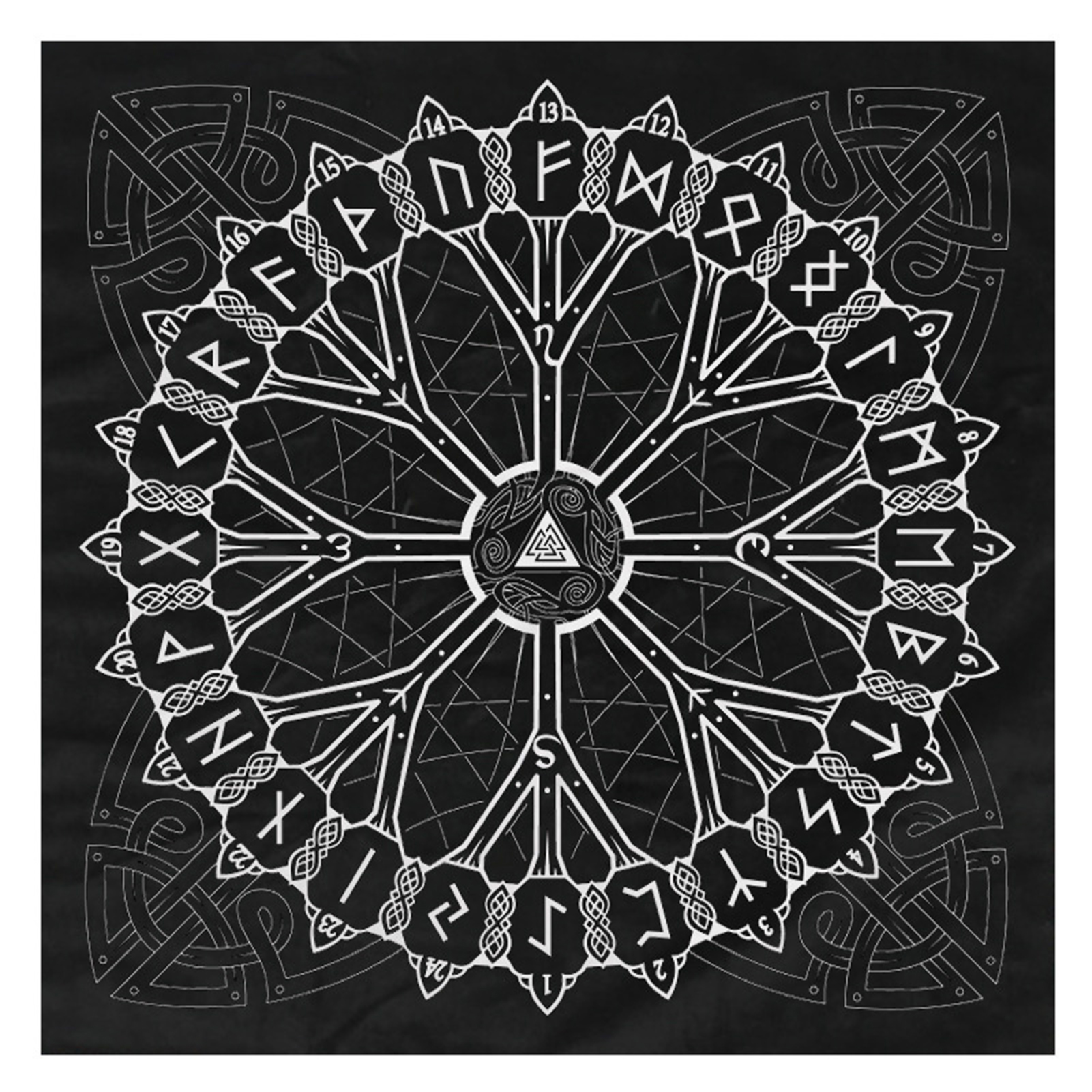 Altar Cloth Rune Casting Cloth - Board Game Vikings บทวิจารณ์และราคา
