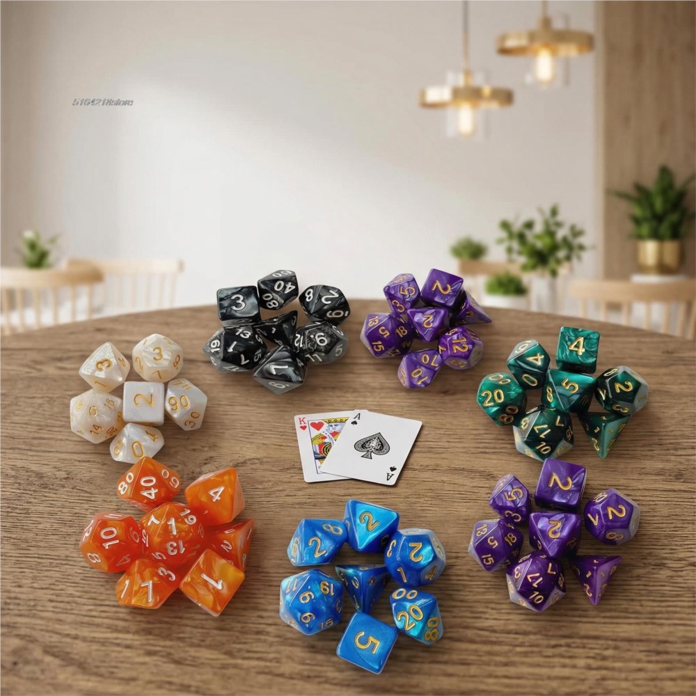 7pcs Set Dice Board Games Roll - Board Game Hegemony บทวิจารณ์และราคา
