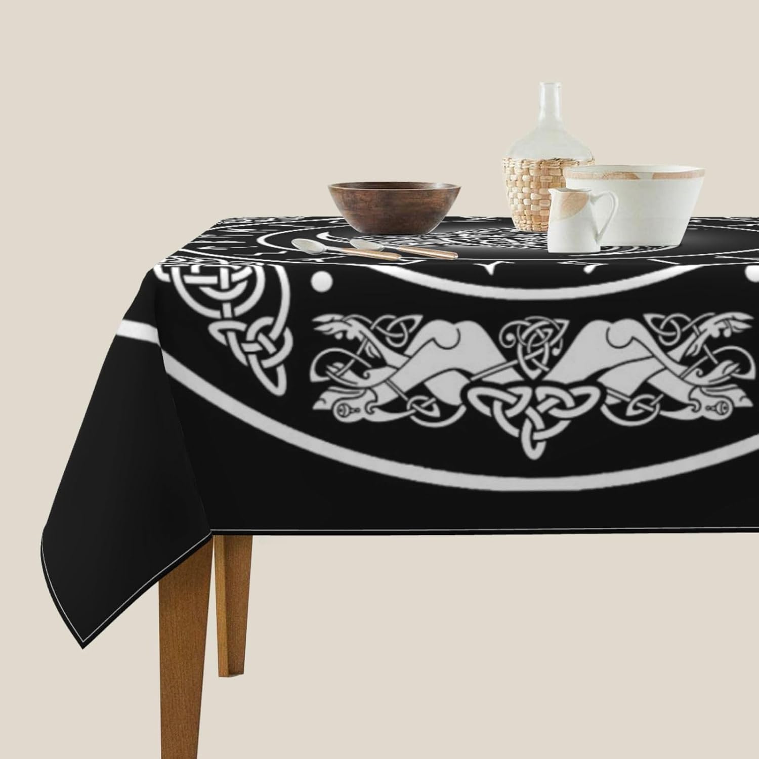 Viking Style Rectangle Tablecl - Board Game Vikings บทวิจารณ์และราคา